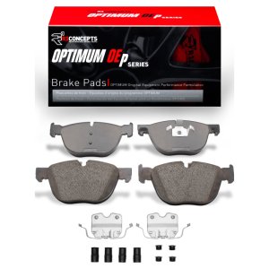 BMW X5 Brake Pads - Front - R1 Concepts - Optimum OE Pads & Hardware Kit - `14-`19